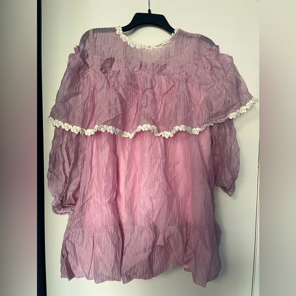 Ruffle pink dress - Picture 1 of 2